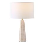 Naveen Travertine Table Lamp | Safavieh Couture - CTL1082