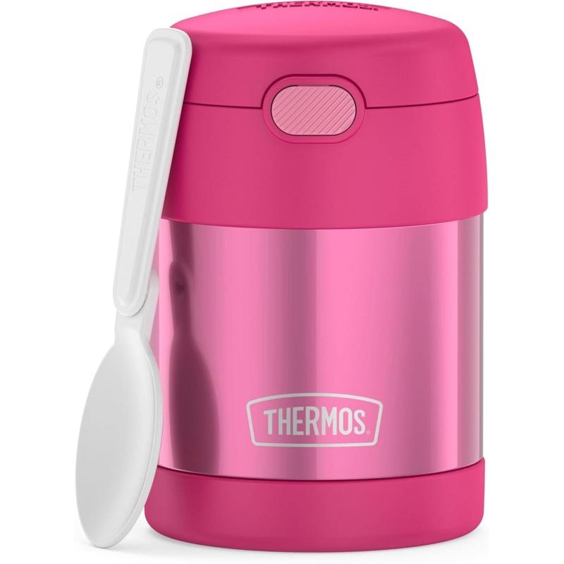 THERMOS FUNTAINER 10 Ounce Stainless Steel Vacuum Insulated Kids Food ...